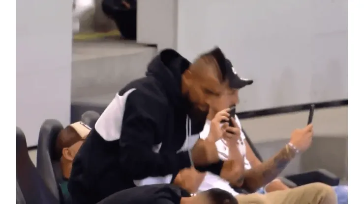 Vidal y su momento de furia en el partido del Inter.