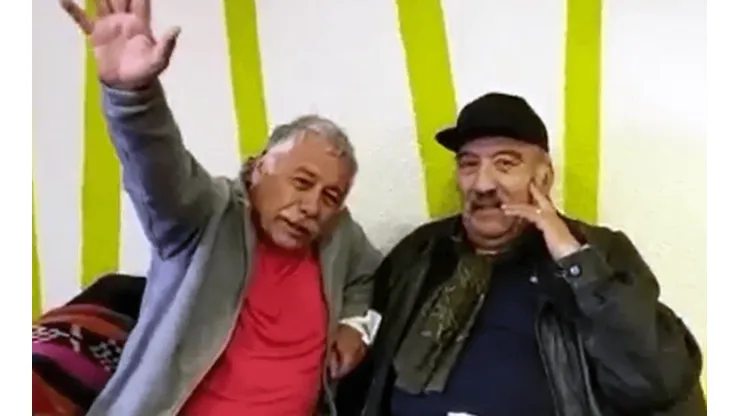 Carlos Caszely y Negro Ahumada se reencontraron como en Colo Colo 73.