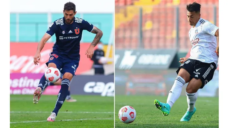Joaquín Larrivey e Iván Morales son los máximos goleadores de Universidad de Chile y Colo Colo.