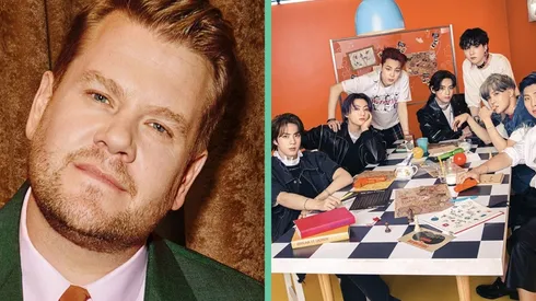 James Corden junto a BTS.