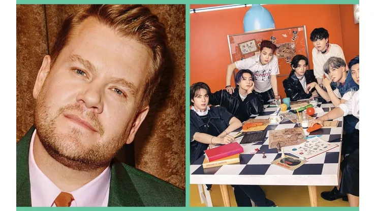 James Corden junto a BTS.