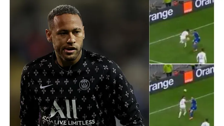 Neymar reclamó por la amarilla que recibió Lucas Paquetá