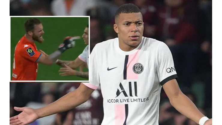 Alexandre Oukidja fue a buscar a Mbappé para recriminarlo