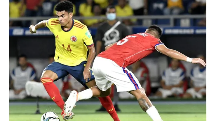 Luis Díaz completó un partidazo frente a la Roja