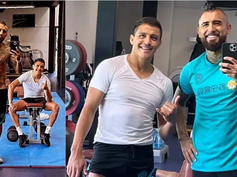 Alexis y Vidal juntos a dos semanas de las eliminatorias