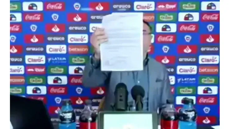 Francis Cagigao mostró la carta de renuncia de Robbie Robinson a selección de Estados Unidos.