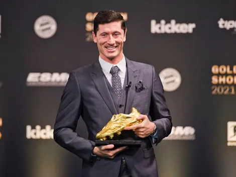 Lewy recibe la Bota de Oro y reconoce que conversó con el Madrid