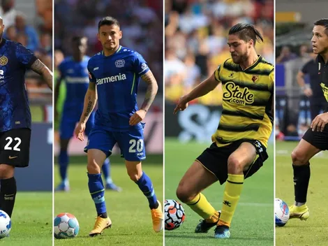 Dos campeones y tres descensos: Así le irá a chilenos en Europa