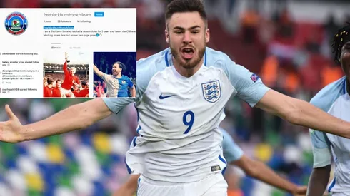 Ben Brereton con la camiseta de Inglaterra