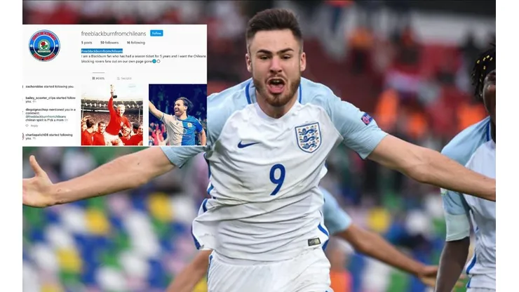 Ben Brereton con la camiseta de Inglaterra
