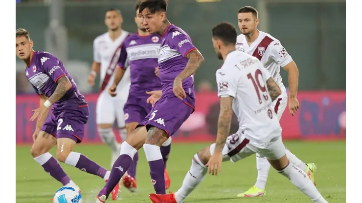Erick Pulgar ha sido titular en tres de los cinco partidos de la Fiorentina.