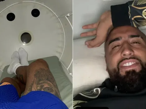 En una cámara: Vidal se recupera para volver con Inter y la Roja