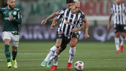 Eduardo Vargas y Atlético Mineiro empataron en la ida de las semifinales de Copa Libertadores 2021 ante Palmeiras.
