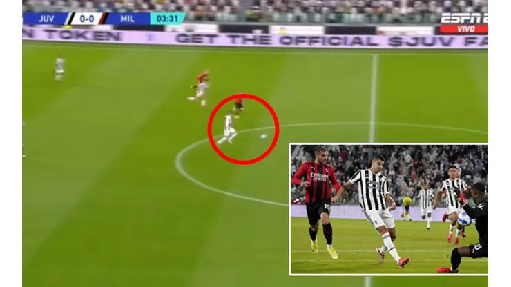Morata corre gran parte de la cancha para abrir el marcador en Turín