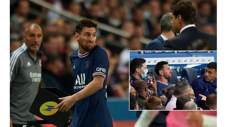 Lionel Messi fue sustituido en la victoria del PSG