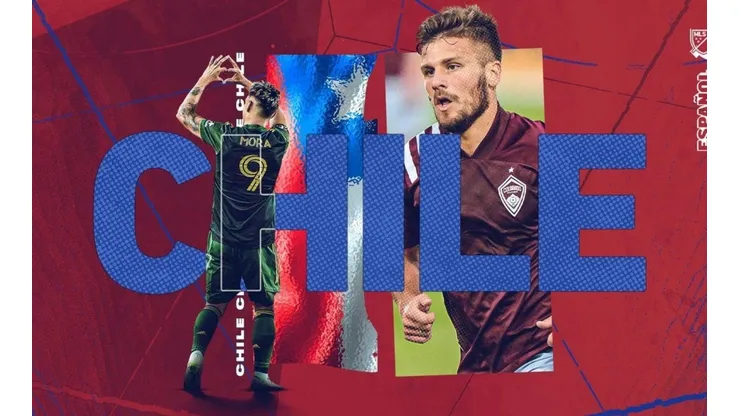 Desde la MLS saludan a Chile por las Fiestas Patrias con dos representantes nacionales: Felipe Mora y Diego Rubio: Foto: @MLSes