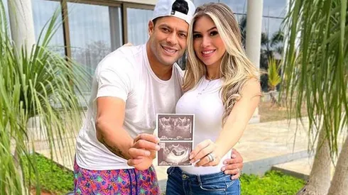 Hulk y Camila Angelo espera un hijo, el cuarto del futbolista.