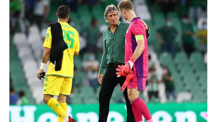 Pellegrini quedó orgulloso por la victoria del Betis en Europa League.