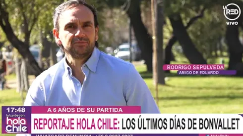 Rodrigo Sepúlveda revela su reacción al enterarse de la muerte de Bonvallet