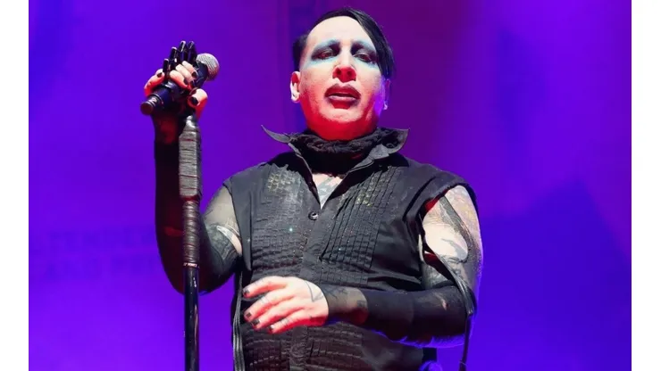 Marilyn Manson cuando aún se podía subir a los escenarios.