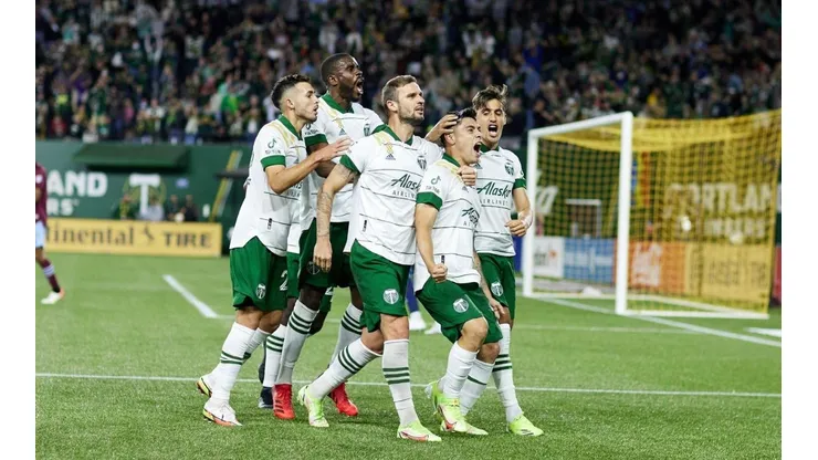 Felipe Mora anota su gol número 10 en esta temporada de la MLS con la camiseta del Portland Timbers| Foto: @TimbersFC