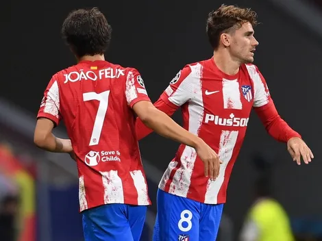 Pifias para Griezmann de los hinchas del Atlético Madrid