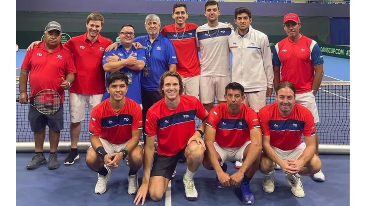El equipo chileno completo en Eslovaquia