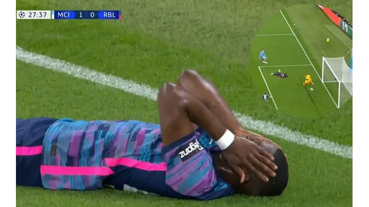 Un insólito fallo le dio el gol al Manchester City.