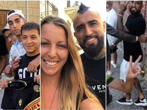 Vidal aparece en pequeño pueblito en Italia y deja la escoba