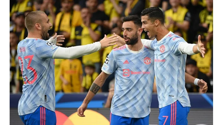 Cristiano Ronaldo aprovechó una gran asistencia de Bruno Fernandes.