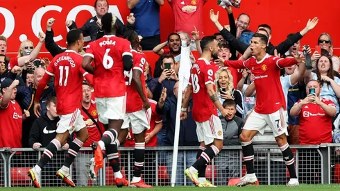 Cristiano Ronaldo alentó a sus compañeros en su debut