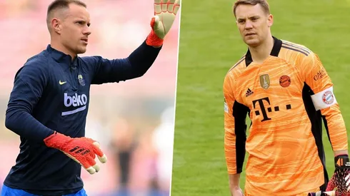 Los dos mejores porteros del mundo se ven las caras en la Champions League.