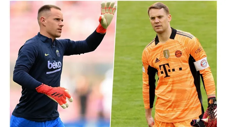 Los dos mejores porteros del mundo se ven las caras en la Champions League.