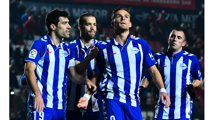 Christian Santos en el Alavés en 2016