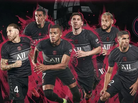 La tercera camiseta del PSG de Lionel Messi