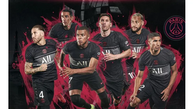 Paris Saint-Germain tiene nueva tercera camiseta para Lionel Messi.
