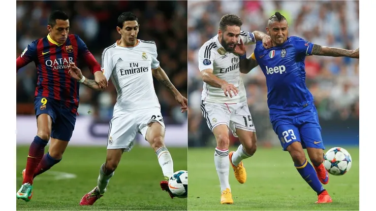 Alexis Sánchez y Arturo Vidal acumulan nueve triunfos y seis goles ante el poderoso Real Madrid de España