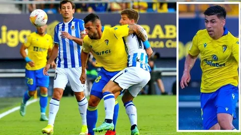 Alarcón ingresó en el segundo tiempo de la derrota del Cádiz