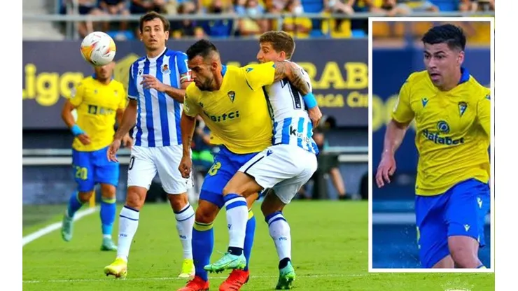 Alarcón ingresó en el segundo tiempo de la derrota del Cádiz