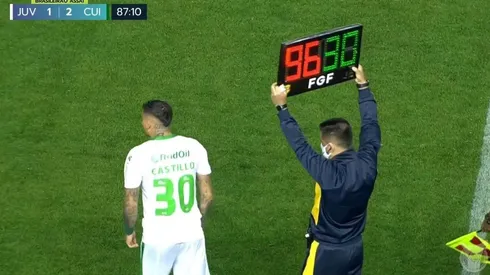 Nicolás Castillo ingresó cuando el reloj llegaba a los 88 minutos en la caída de Juventude 2-1 ante Cuiabá.