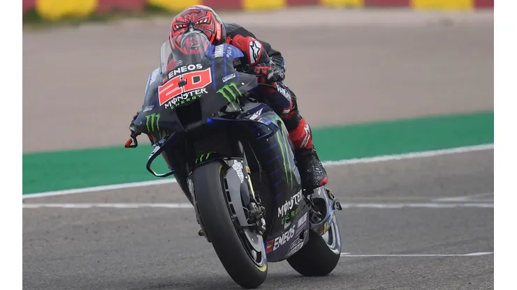 Quartararo quien lidera la clasificación de pilotos, largará 3° en el GP de Aragón.