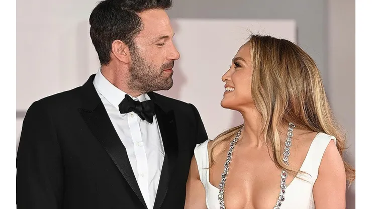 Ben Affleck y Jennifer Lopez en el Festival de Cine de Venecia.