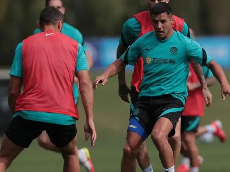 ¡Vamos! Alexis entrena en grupo y prepara su regreso en el Inter