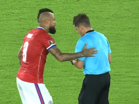 Durísimo: Vidal ve amarilla contra Colombia y no juega ante Perú