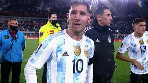 Messi no aguantó la emoción y lloró con los hinchas de Argentina