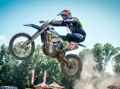 Herrera on fire: llega al GNCC con dos triunfos en el bolsillo