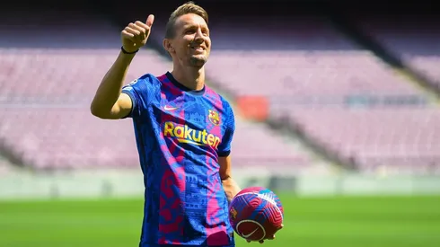 Luuk de Jong presentado en el Barcelona