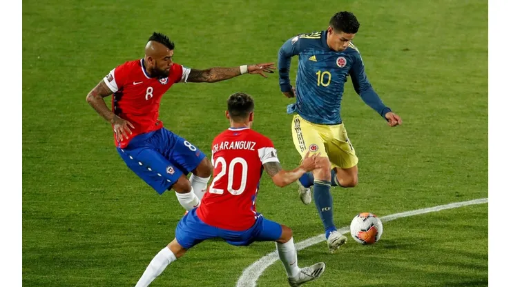 Chile visita a Colombia este jueves por Eliminatorias.