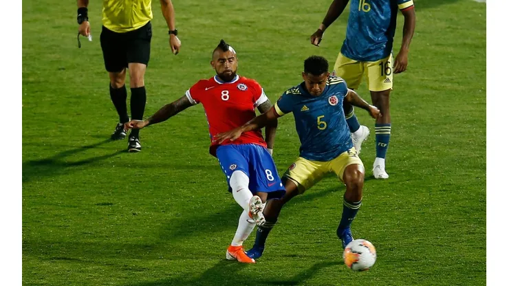 Arturo Vidal es el as bajo la manga de Chile para enfrentar a Colombia.