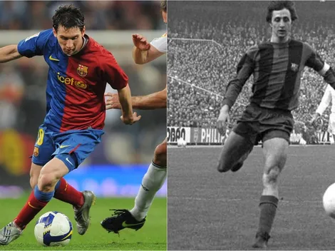 Messi y Cruyff entre los "falsos 9" más célebres de la historia